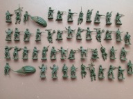 żołnierzyki 48 sztuk spadochroniarze amerykańskich Airfix ESCI Skala 1:72