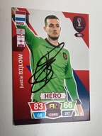 Karta panini autograf Holandia World Cup Qatar 2022 Justin Bijlow