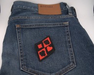 Naszywka Haftowana KARTA AS PIK Poker – 9 x 6,3 cm