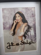 Zdjęcie Justyny Steczkowskiej z autografem