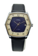 MĘSKI NARĘCZNY ZEGAREK SLAVA HEXAGONAL LATA 70-TE - IDEAŁ