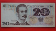 20 zł 1982 ,seria A 3536942,stan II-