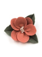 Momilio handmade Spinka do włosów kwiatek Cloe pink grapefruit