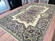 TKANY DWUSTRONNY KILIM OBRUS KAPA NARZUTA KWIATKI BRATKI 125 x 185 A1