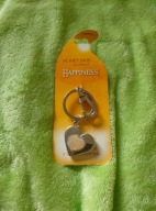 Brelok Serce Honey Jade the stone of Happiness