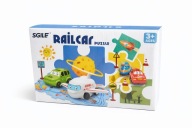 Gra Logiczna Dla Dzieci Układanka Labirynt Budowanie Dróg Puzzle Prezent 3+