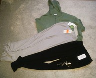 RESERVED zestaw ubrań ZIMA nowe BLUZA leginsy ocieplane 164 cm dziewczynka