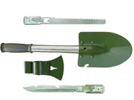 Saperka Składana MFH 6w1 Narzędzie Wielofunkcyjne Siekiera Piła Łopatka