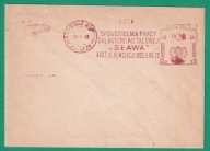 Łódź, frankatura mechaniczna grzecznościowa, PRÓBA? 1962, koperta /SZ2/