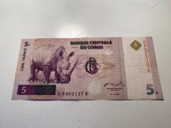Kongo - 5 franków - 1997