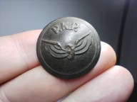 Guzik kolejowy P.K.P PKP Duży. Piękny stan Wzór 1954