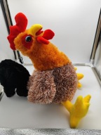 Realistyczna kura kogut maskotka ŚPIEWAJĄCY KOGUT 45cm