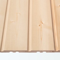Podbitka dachowa drewniana boazeria szalówka świerk profil Soft 14x121mm