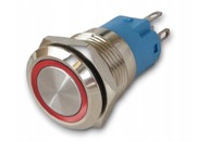 Przycisk Chwilowy Wandaloodporny ACS 230V 22mm Czerwony