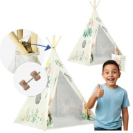 TIPI TEEPEE NAMIOT DLA DZIECI WIGWAM PODUSZKA STABILIZATOR DO OGRODU