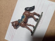 Stara Zabawka Żołnierzyk PRL Brązowy Koń