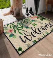 Wycieraczka dywanik 40x60cm Wiosna kwiaty welcome WY02-4060