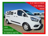 FORD TRANSIT CUSTOM L2H1 2.0 TDCI/170KM KLIMA TEMPOMAT CZUJNIKI