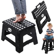 STOŁEK TABORET SKŁADANY POD PRYSZNIC KRZESEŁKO DO 150KG 22CM ANTYPOŚLIZGOWY