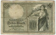 Niemcy - Reichskassenschein - 10 Mark - 1906