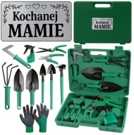 ZESTAW NARZĘDZI OGRODOWYCH W WALIZCE Prezent Dzień Mamy Matki Kochana Mama
