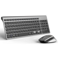 JOYACCESS Bezprzewodowa klawiatura i mysz, 2,4 Ghz UK