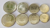 2019 r ZESTAW 10 20 50 gr groszy 1 zł złoty MW * MENNICZE STAL NIKLOWANA