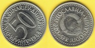 JUGOSŁAWIA 50 DINARA 1988 r.