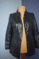 Andy fashion Kurtka skórzana czerń ze złotem_40