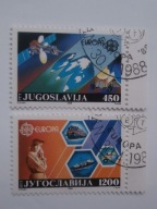 Jugosławia - Transport i komunikacja - Europa CEPT - Mi.2273-74 kasowane
