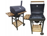 GRILL WĘGLOWY OGRODOWY IDEALNY NA GRILLA ZE ZNAJOMYMI DEKRAFT ŻELIWNY