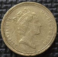 *WIELKA BRYTANIA [5026] *1 Funt 1985 DESTRUKT !!! Poszukiwana !!