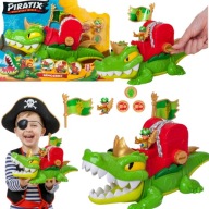 PIRATIX KROKODYL KING CROC ZESTAW CRAZY JUNGLE KAPITAN JAWCRUSH MAGICBOX