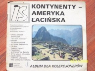 Kontynenty Ameryka Łacińska.Album zawiera 57 naklejek z 72.
