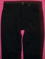 H/Mskinny - CIEŃSZE JEANSY BIODRÓWKI RURKI W31L34