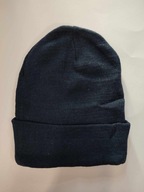 CZAPKA MĘSKA ZIMOWA WYKŁADANA GRANATOWA nr 081B