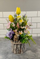 stroik wielkanocny na cmentarz dla dziecka