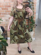 sukienka długa letnia duży rozmiar 44-46