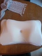 Poduszka GLÜCKSTOFF ortopedyczna biała pianka z pamięcią kształtu