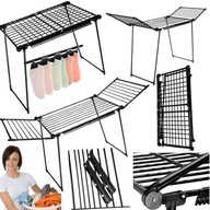 SUSZARKA NA PRANIE STOJĄCA DUŻA SKŁADANA XXL DO UBRAŃ BIELIZNY MOCNA PRANIA