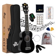 Ukulele sopranowe Winzz czarne