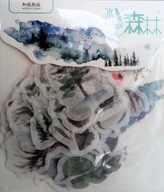 Miś - Lis - Las - Jeleń - Naklejki - Zestaw 40szt