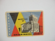 GRAND HOTEL ORBIS WARSZAWA naklejka