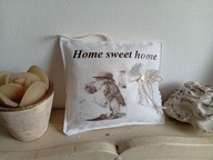 MIĘCIUTKA ZAWIESZKA Z MATERIAŁU HOME SWEET HOME BAWEŁNA