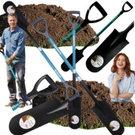 ŁOPATA SZPADEL DRENARSKI SADOWNICZY DŁUGI WĄSKI KHAYNER METAL 14 x 121 cm