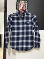 5 Koszula Youth typ flanela niebieskobiała krata kieszeń 10 lat 140 cm