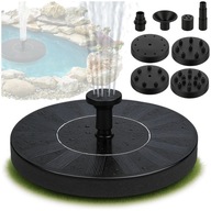 SOLARNA FONTANNA, POMPA DO STAWU, PŁYWAJĄCA FONTANNA Z 6 STYLAMI FONTANNY