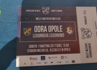 bilet Odra Opole - Legionovia Legionowo