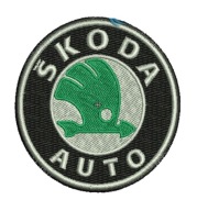 Termo Naszywka Skoda Motoryzacja Haftowana Naprasowanka