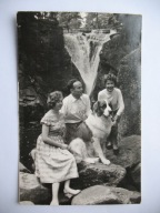 KARKONOSZE WODOSPAD WCZASOWICZE PIES stare FOTO